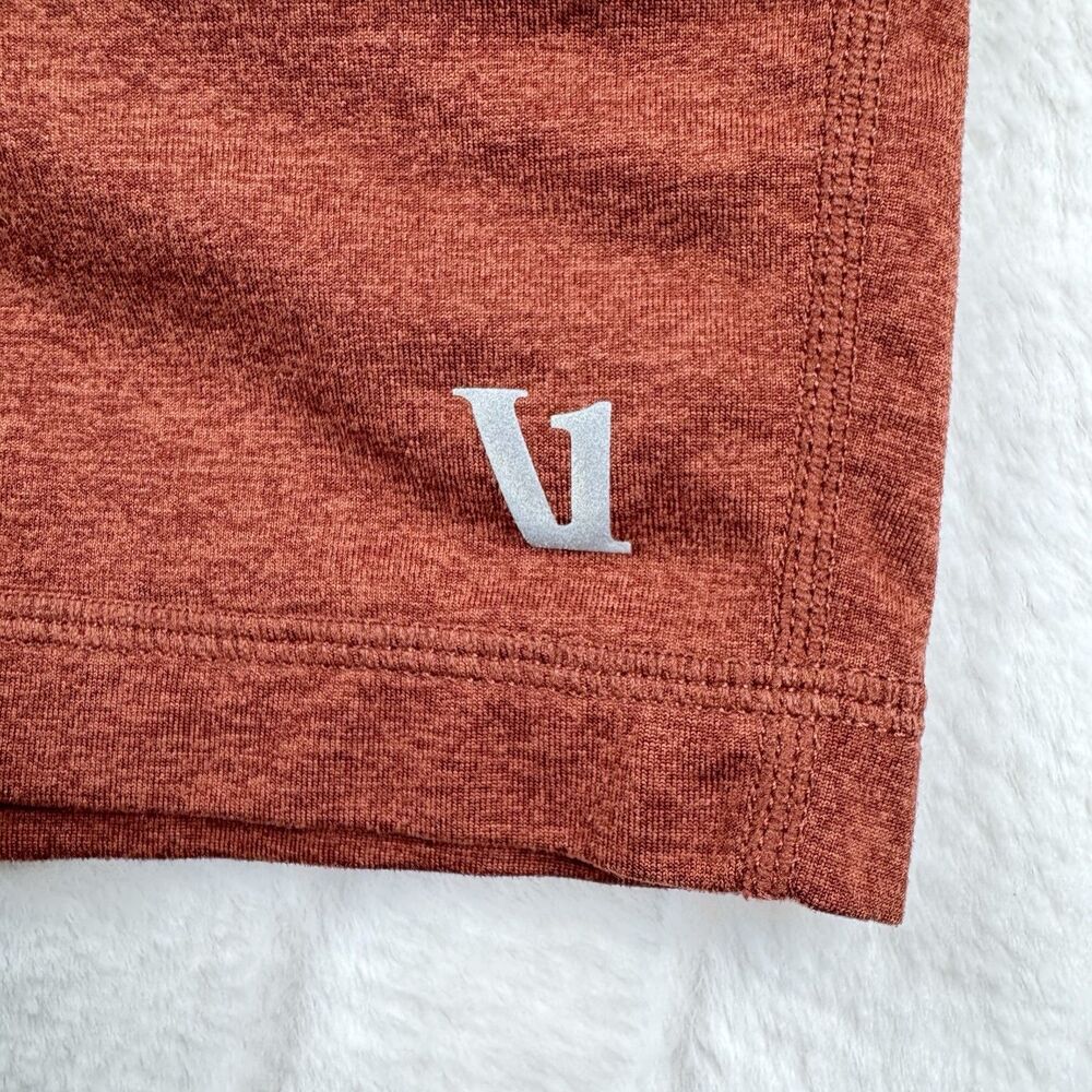 Vuori Ponto Performance Shorts 7" Men's Small Brown Orange Stretch Comfort Sport - Picture 7 of 12